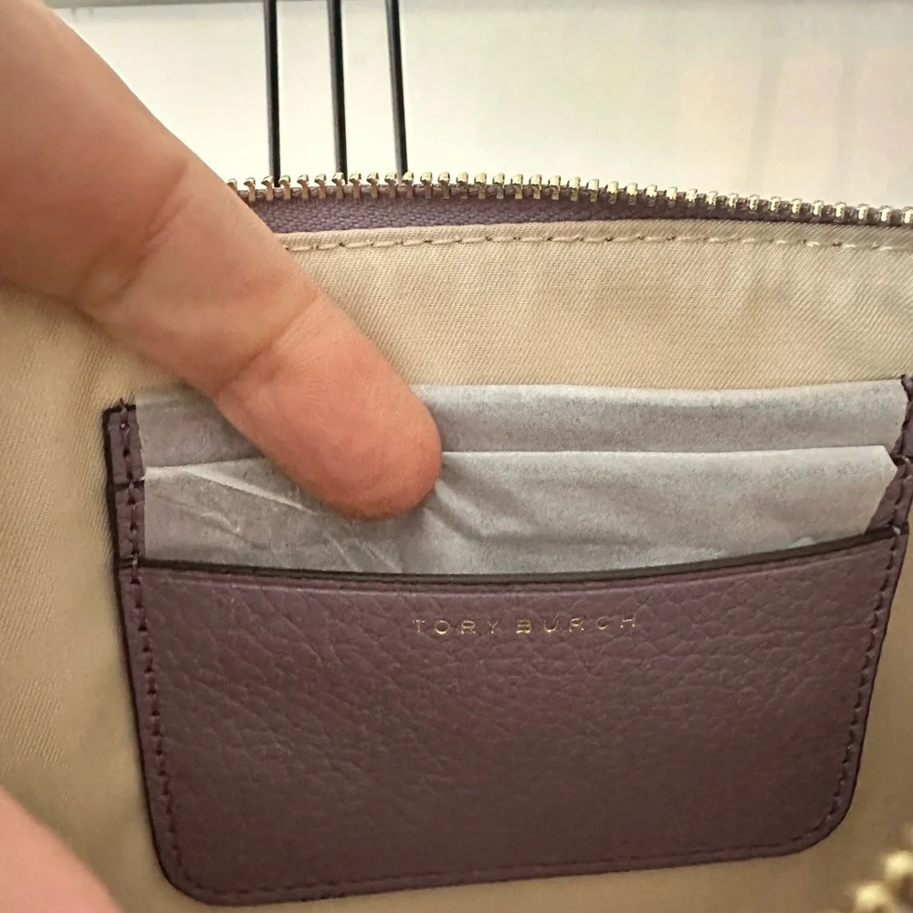 Tory Burch Chelsea Pebbled Leather Wristlet NWOT